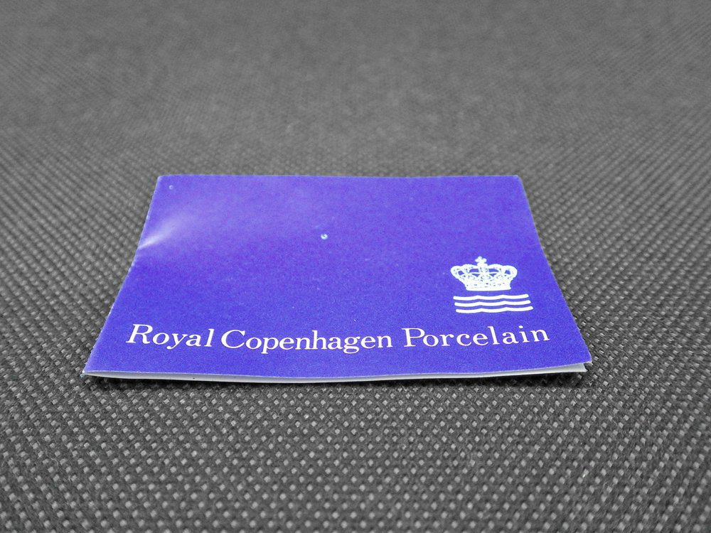 ロイヤルコペンハーゲン Royal Copenhagen カフス ネイビー × ゴールド デンマーク 北欧雑貨♪