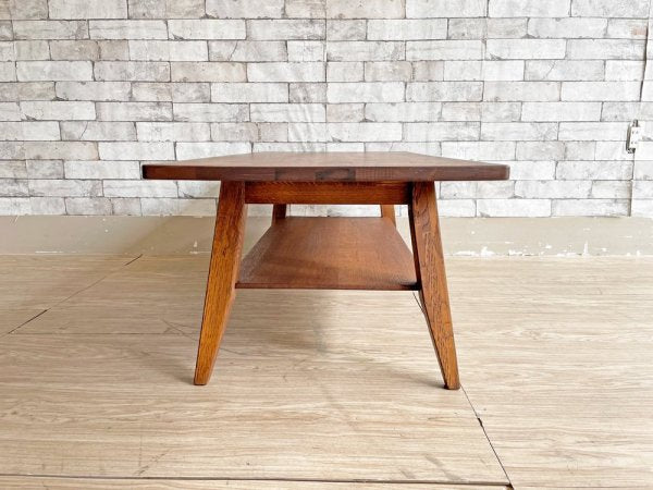 ウイスキーオークシリーズ whisky oak series コーヒーテーブル オーク無垢材 古材 W110cm ローテーブル リビングテーブル 定価￥52,580- ●