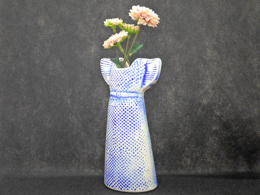 リサラーソン Lisa Larson ワードローブシリーズ ドレスベース Vases Dress フラワーベース 廃番タイプ スウェーデン 北欧雑貨 ♪