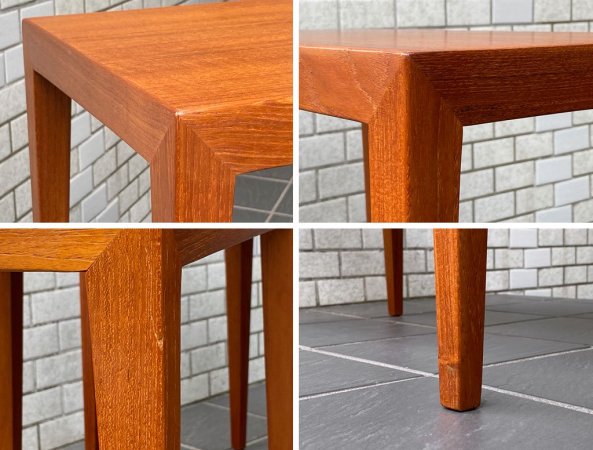 ハスレヴ HASLEV ネストテーブル センターテーブル Nesting tables チーク材  セヴェリン・ハンセン Severin Hansen デンマーク 北欧家具 60's ■