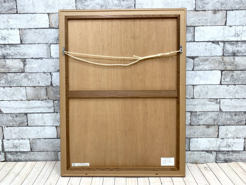 舟越 保武 若い女B リトグラフ 版画 額装品 158/170 彫刻家 ●