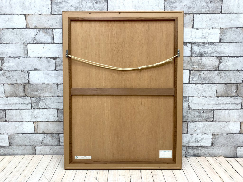 舟越 保武 若い女A リトグラフ 版画 額装品 158/170 彫刻家 ●