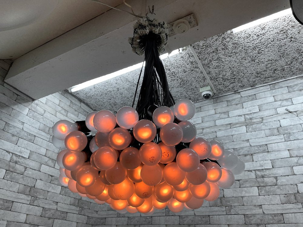 ドローグデザイン Droog Design 85ランプシャンデリア 85 lamp Chandelier ロディ･フラウマンス Rodie Graumans オランダ MOMA展示品 ●