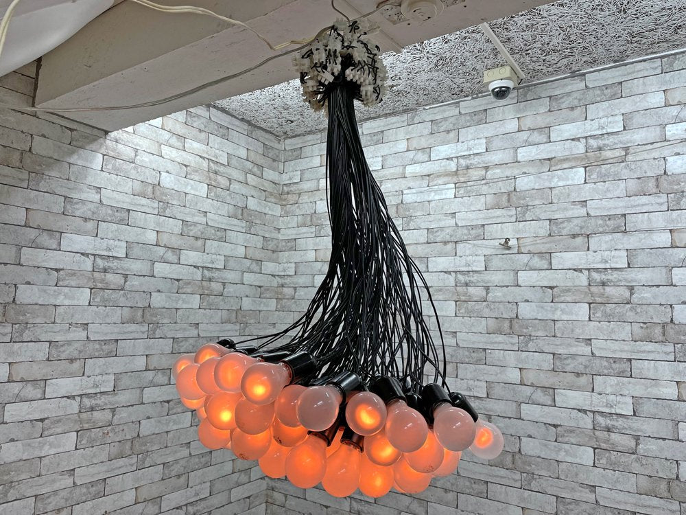 ドローグデザイン Droog Design 85ランプシャンデリア 85 lamp Chandelier ロディ･フラウマンス Rodie Graumans オランダ MOMA展示品 ●
