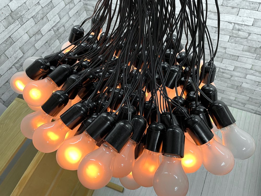 ドローグデザイン Droog Design 85ランプシャンデリア 85 lamp Chandelier ロディ･フラウマンス Rodie Graumans オランダ MOMA展示品 ●