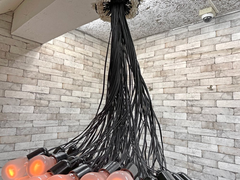 ドローグデザイン Droog Design 85ランプシャンデリア 85 lamp Chandelier ロディ･フラウマンス Rodie Graumans オランダ MOMA展示品 ●