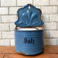 UKアンティーク UK Antique ホーロー製ウォールラック ソルト Enamel wall salt rack 壁掛け ブロカント 古道具 インテリア ■