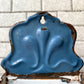 UKアンティーク UK Antique ホーロー製ウォールラック ソルト Enamel wall salt rack 壁掛け ブロカント 古道具 インテリア ■