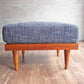 パシフィックファニチャーサービス Pacific furniture service スタンダードC オットマン STANDARD C  OTTOMAN HLNavy生地 定価:56,100円 ♪