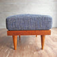 パシフィックファニチャーサービス Pacific furniture service スタンダードC オットマン STANDARD C  OTTOMAN HLNavy生地 定価:56,100円 ♪