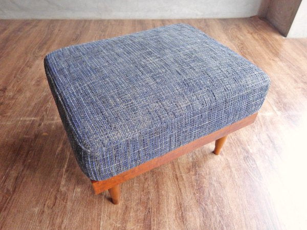 パシフィックファニチャーサービス Pacific furniture service スタンダードC オットマン STANDARD C  OTTOMAN HLNavy生地 定価:56,100円 ♪