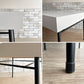 シンプル デザイン Simple design メラミントップ パイプレッグ ダイニングテーブル スクエアテーブル 幅85 D&D購入品 ●