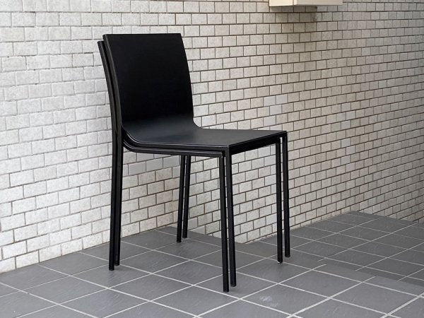 リビット LIVIT ウルトラ ULTRA スタッキングチェア ブラック 2脚セット カッシーナ取扱 シンプルモダン ■