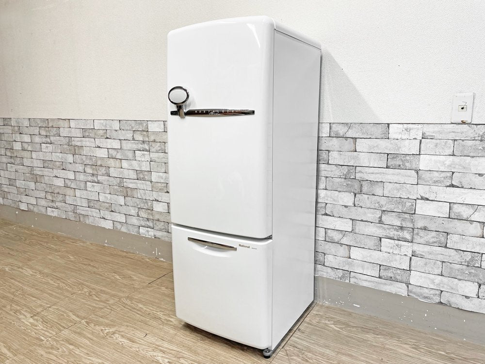 ナショナル National ウィル WiLL フリッジ ・ミニ FRIDGE mini 冷凍冷蔵庫 ホワイト 2007年製 162L ノスタルジック 廃番 ●