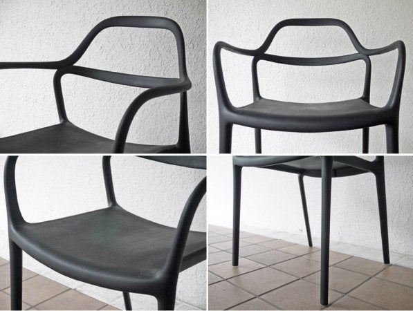 モダンワークス Modern works フルボチェア スタッキング 2脚セット ブラック フランフラン Francfranc 取扱 ◇