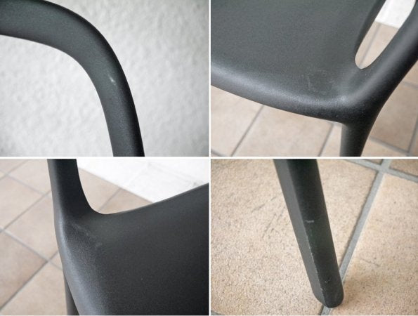 モダンワークス Modern works フルボチェア スタッキング 2脚セット ブラック フランフラン Francfranc 取扱 ◇