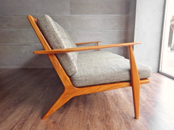 アクメ ファニチャー ACME Furniture デルマー 3人掛けソファ DELMAR SOFA 3-Seater ファブリック ライトグレー 廃番 ♪