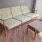 アクメ ファニチャー ACME Furniture デルマー 3人掛けソファ DELMAR SOFA 3-Seater ファブリック ライトグレー 廃番 ♪