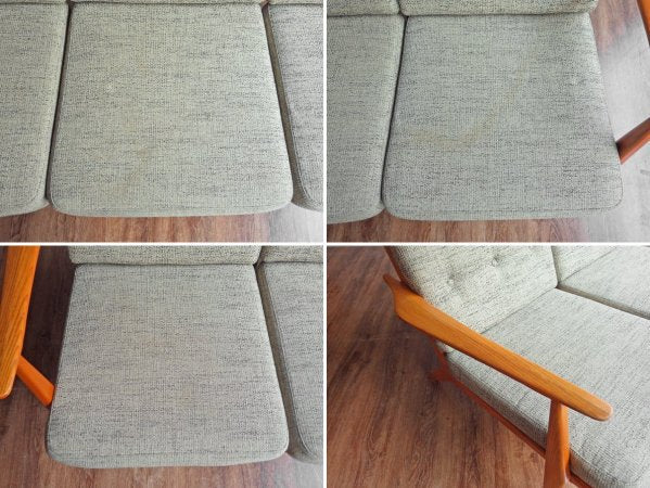 アクメ ファニチャー ACME Furniture デルマー 3人掛けソファ DELMAR SOFA 3-Seater ファブリック ライトグレー 廃番 ♪