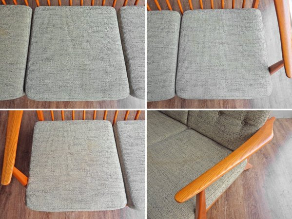 アクメ ファニチャー ACME Furniture デルマー 3人掛けソファ DELMAR SOFA 3-Seater ファブリック ライトグレー 廃番 ♪