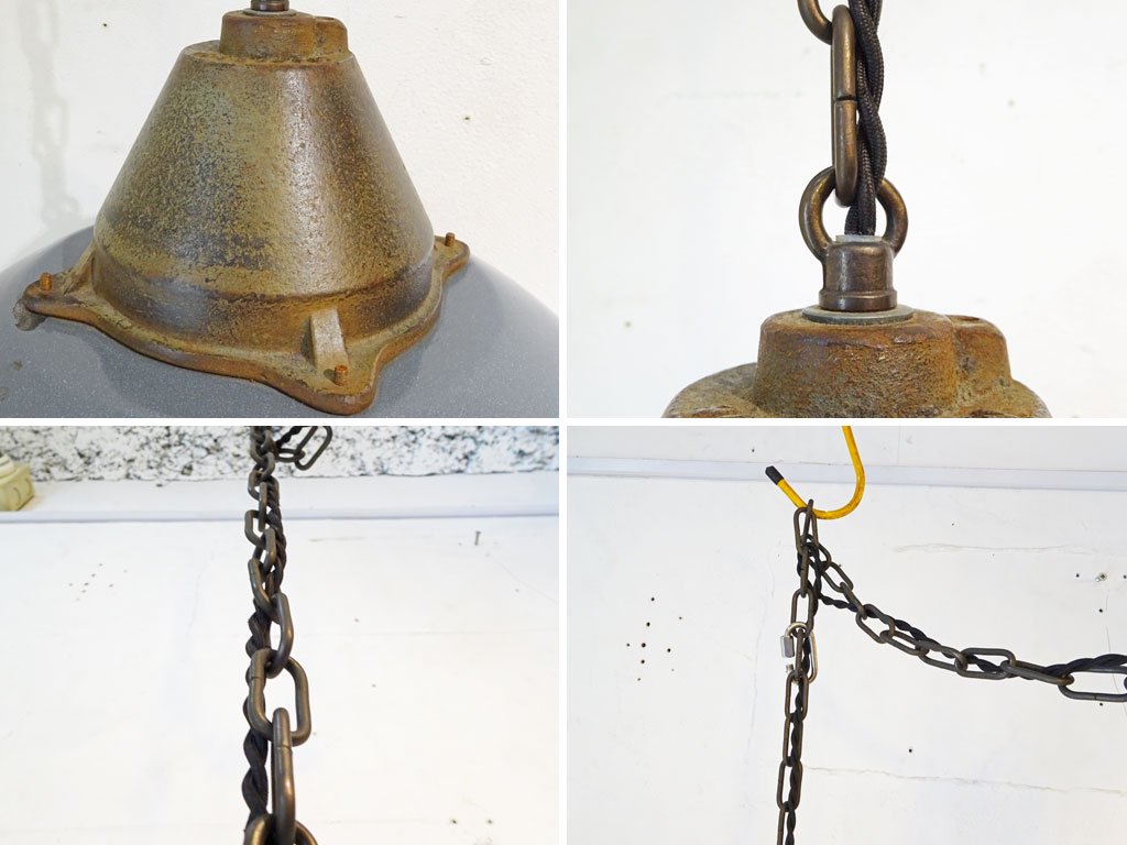 SzarvasiVas-Fém インダストリアル ファクトリーランプ ランプ  Indutrial Factory lamp  ビンテージ ハンガリー 工業系 琺瑯 ★