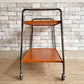 トラックファニチャー TRUCK FURNITURE サービングカート SERVING CART チーク材 キャスターワゴン 廃番 ●