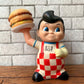 ビッグボーイ BIGBOY ボビーくん ソフビ人形 貯金箱 フィギュア アメリカンレトロ玩具 ■