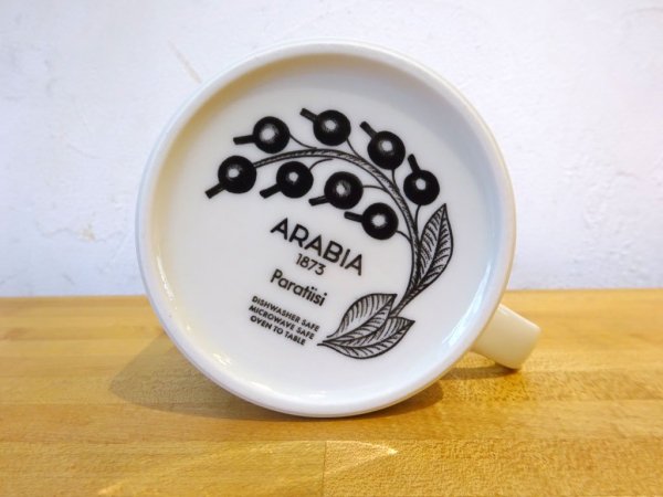 アラビア ARABIA パラティッシ paratiisi マグ カップ Mug cup パープル 美品 新ロゴ B ★