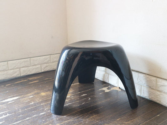 ハビタ habitat エレファントスツール Elephant Stool ブラック FRP製 柳宗理 ミッドセンチュリー 名作家具 イギリス 希少 ◎