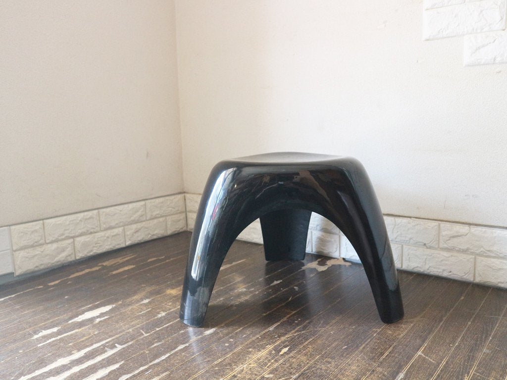 ハビタ habitat エレファントスツール Elephant Stool ブラック FRP製 柳宗理 ミッドセンチュリー 名作家具 イギリス 希少 ◎