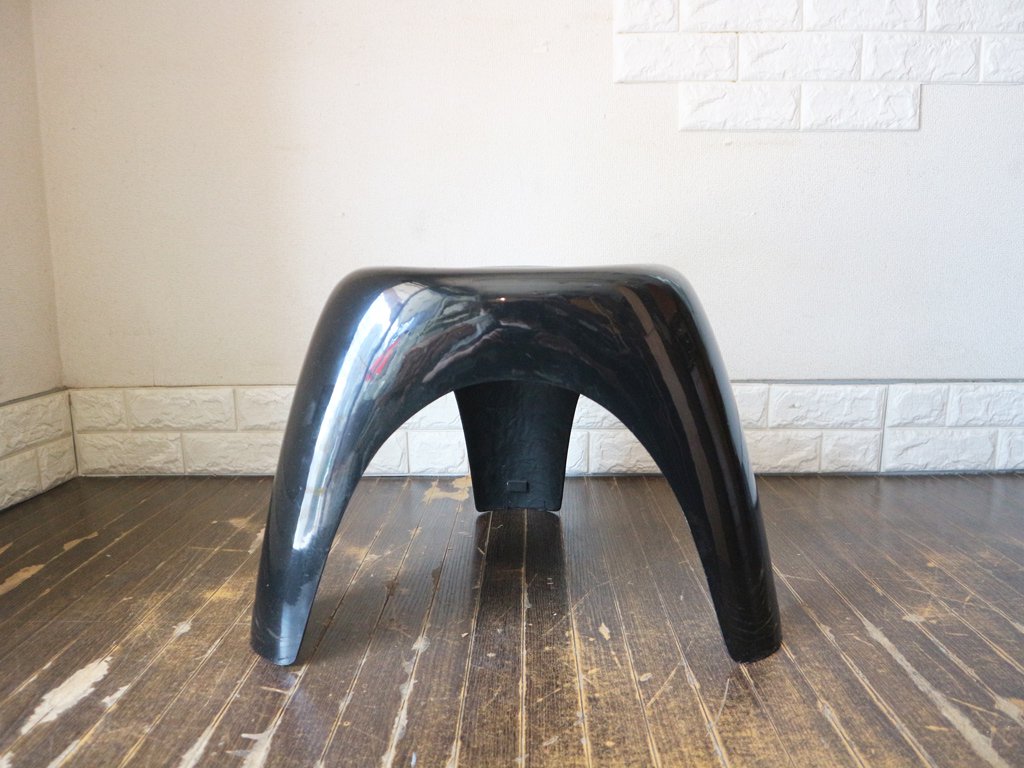 ハビタ habitat エレファントスツール Elephant Stool ブラック FRP製 柳宗理 ミッドセンチュリー 名作家具 イギリス 希少 ◎