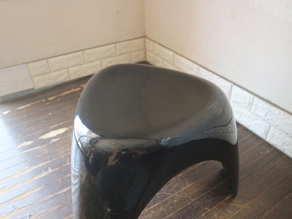 ハビタ habitat エレファントスツール Elephant Stool ブラック FRP製 柳宗理 ミッドセンチュリー 名作家具 イギリス 希少 ◎