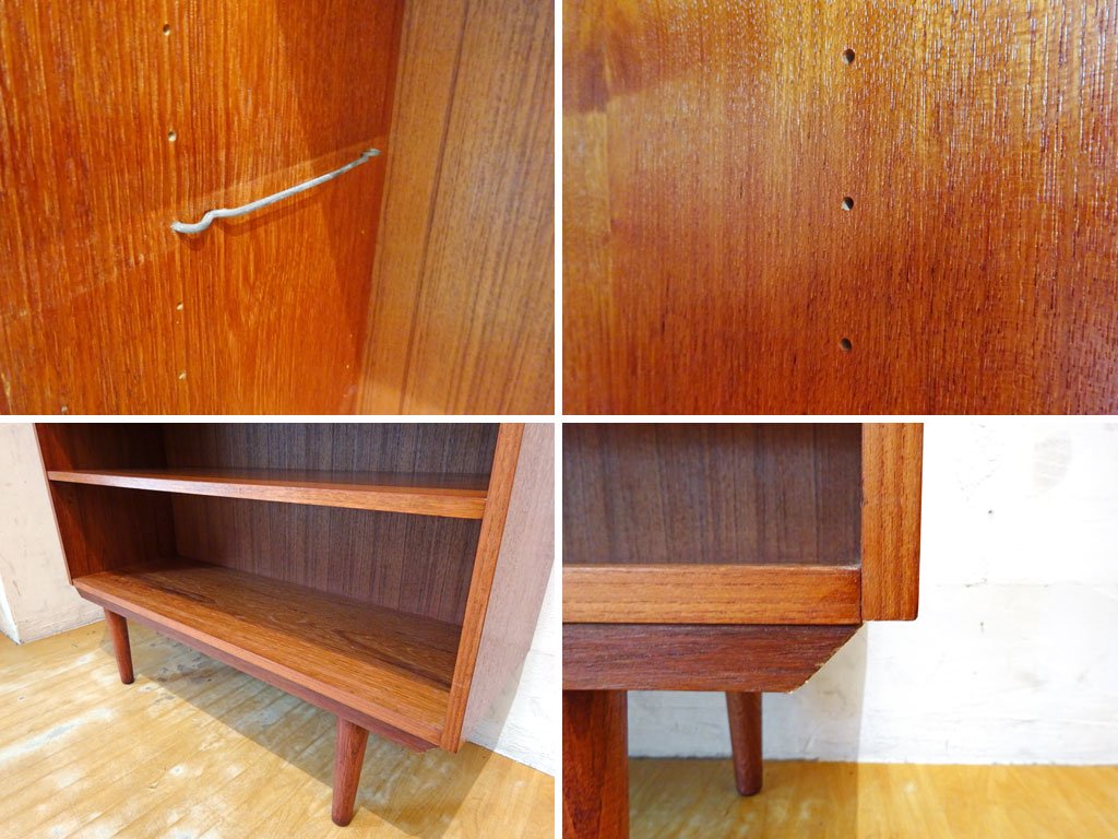 デンマーク ビンテージ Danish Vintage チーク材 ブックシェルフ Book shelf デザイン棚 スローハウス購入 ★