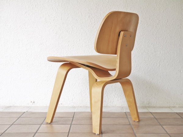 チャールズ & レイ・イームズ Charles & Ray Eames DCW ダイニングチェア プライウッド リプロダクト品 A ◇