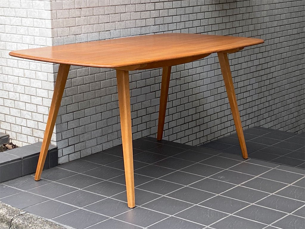 アーコール Ercol レクタングルテーブル Rectangle Table ダイニングテーブル エルム材 UKビンテージ UK Vintage ■