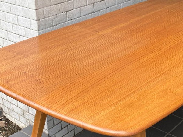 アーコール Ercol レクタングルテーブル Rectangle Table ダイニングテーブル エルム材 UKビンテージ UK Vintage ■