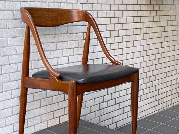 ウルドゥム モーベルファブリック Uldum Mobelfabrik チーク材 ダイニングチェア ヨハネス・アンダーセン Johannes Andersen デンマーク ビンテージ 60's ■