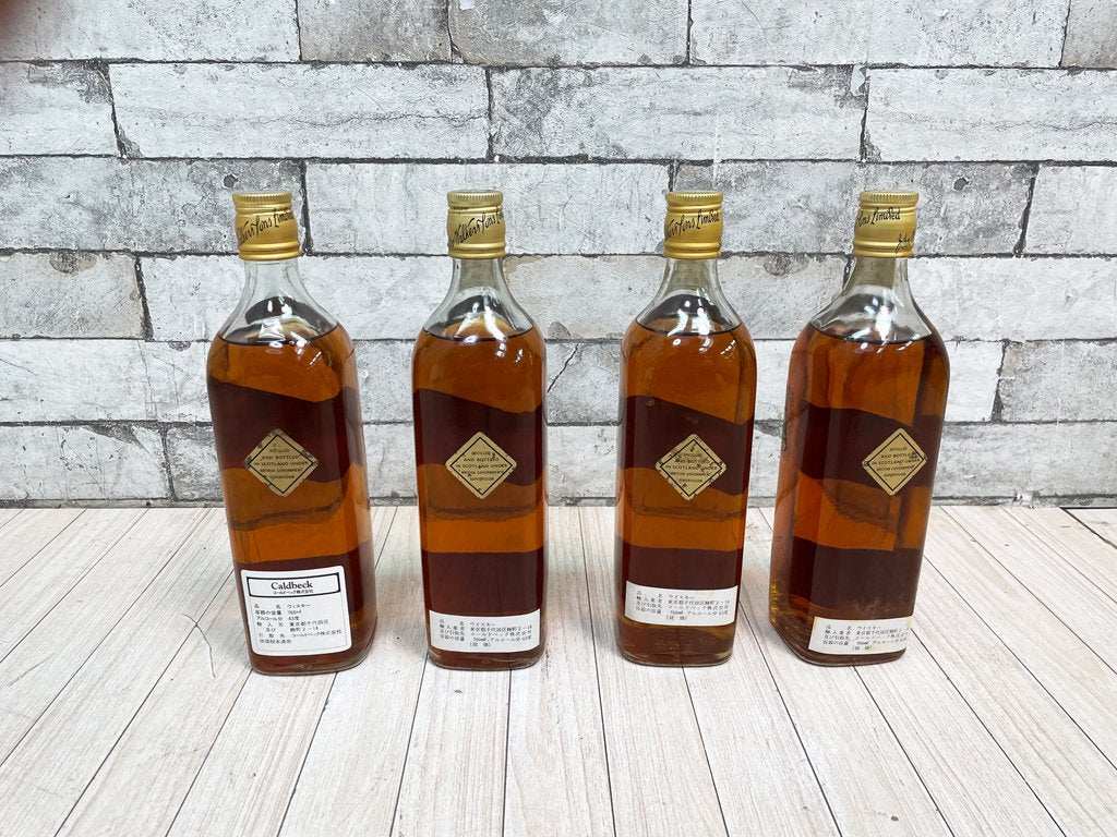 ジョニーウォーカー Johnnie Walker エクストラスペシャル 黒&赤 ウイスキー 8本セット まとめ 金キャップ 760ml 43度 箱付き 未開封 ●