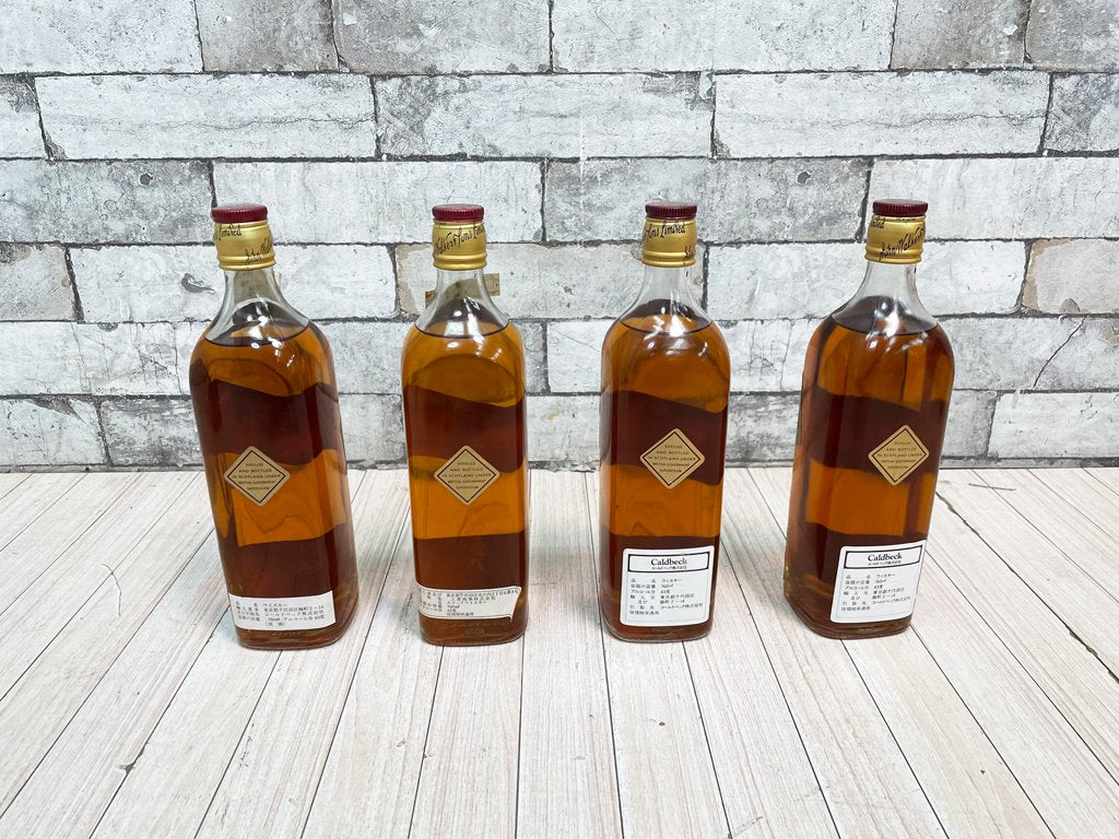 ジョニーウォーカー Johnnie Walker エクストラスペシャル 黒&赤 ウイスキー 8本セット まとめ 金キャップ 760ml 43度 箱付き 未開封 ●