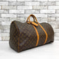 ルイヴィトン LOUIS VUITTON キーポル55 Keepall モノグラム ボストンバッグ VI0913 ブラウン 鍵欠品　made in France ●