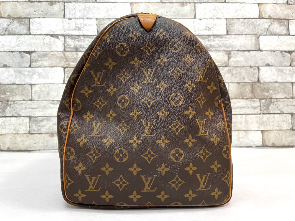 ルイヴィトン LOUIS VUITTON キーポル55 Keepall モノグラム ボストンバッグ VI0913 ブラウン 鍵欠品　made in France ●