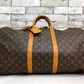 ルイヴィトン LOUIS VUITTON キーポル55 Keepall モノグラム ボストンバッグ VI0913 ブラウン 鍵欠品　made in France ●