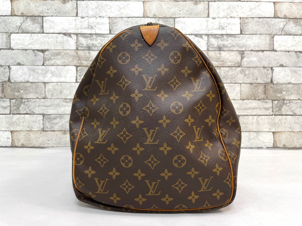 ルイヴィトン LOUIS VUITTON キーポル55 Keepall モノグラム ボストンバッグ VI0913 ブラウン 鍵欠品　made in France ●