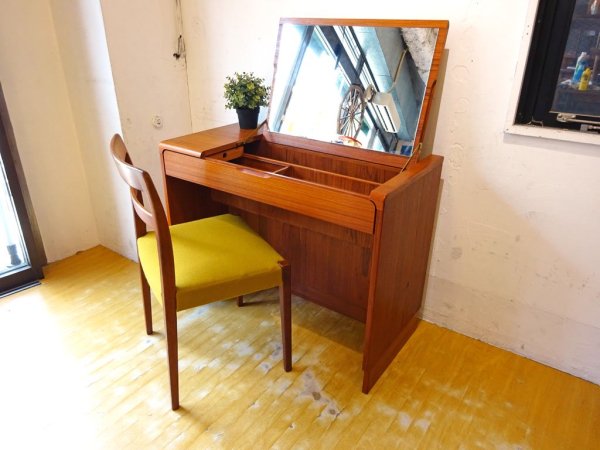 Torring mobelfabrik チーク材 ドレッシングテーブル Dressing Table ドレッサー デンマーク Danish Vintage 60's ★