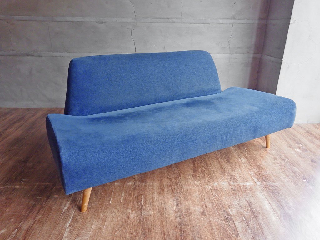 イデー IDEE アーオ ソファ AO SOFA 2シーター ネイビー 岡嶌要 定価69,000円 ♪