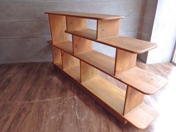 アクメファニチャー ACME Furniture ポカテロ POCATELLO SHELF-2018 パイン無垢材 オープンシェルフ 本棚 飾り棚 参考価格132,000円 廃盤希少 ♪