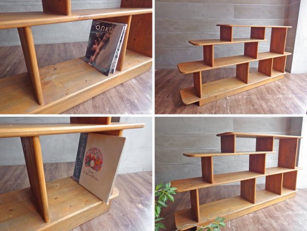 アクメファニチャー ACME Furniture ポカテロ POCATELLO SHELF-2018 パイン無垢材 オープンシェルフ 本棚 飾り棚 参考価格132,000円 廃盤希少 ♪