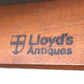 ロイズアンティークス Lloyd's Antiques リボルビングチェア ハイバック ダイニングチェア デスクチェア チーク材 回転式 ファブリック 英国 B ◎
