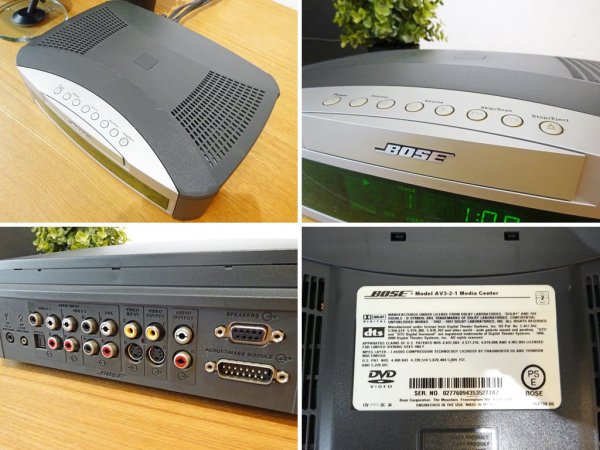 ボーズ BOSE GSシリーズ DVD シアターシステム AV3-2-1 Media center PS3-2-1? アコースティマス パワードスピーカーシステム ★