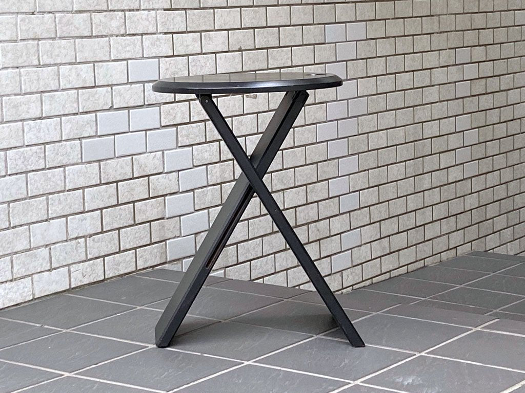 スージースツール Suzy Stool ブラック エイドリアン・リード ADRIAN REED フォールディングスツール ポストモダン ビンテージ Vintage 80's ■